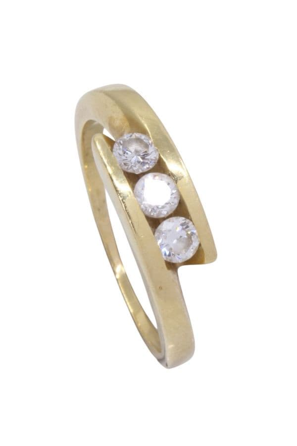 BAGUE TRILOGIE DIAMANTS — vue 4