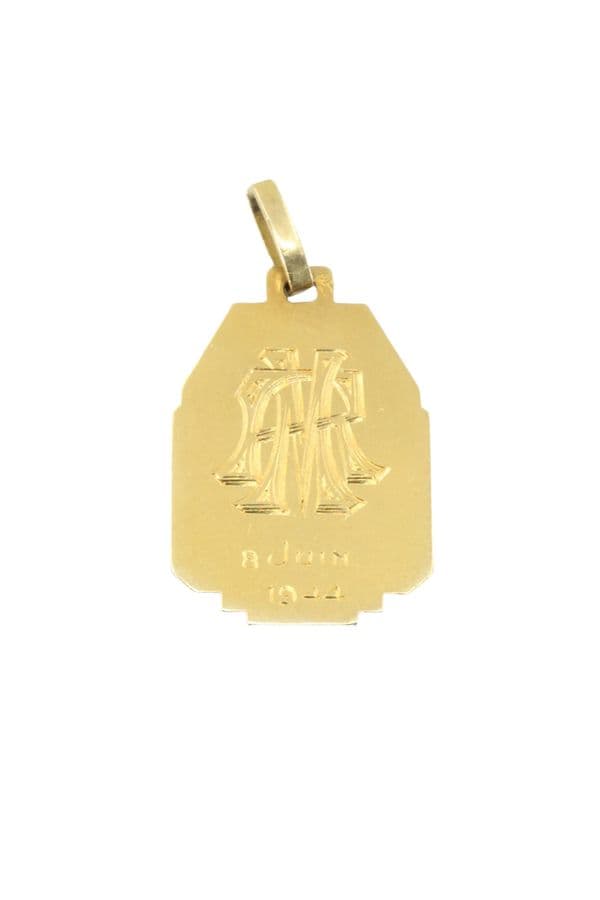 MÉDAILLE VIERGE ANCIENNE — vue 2