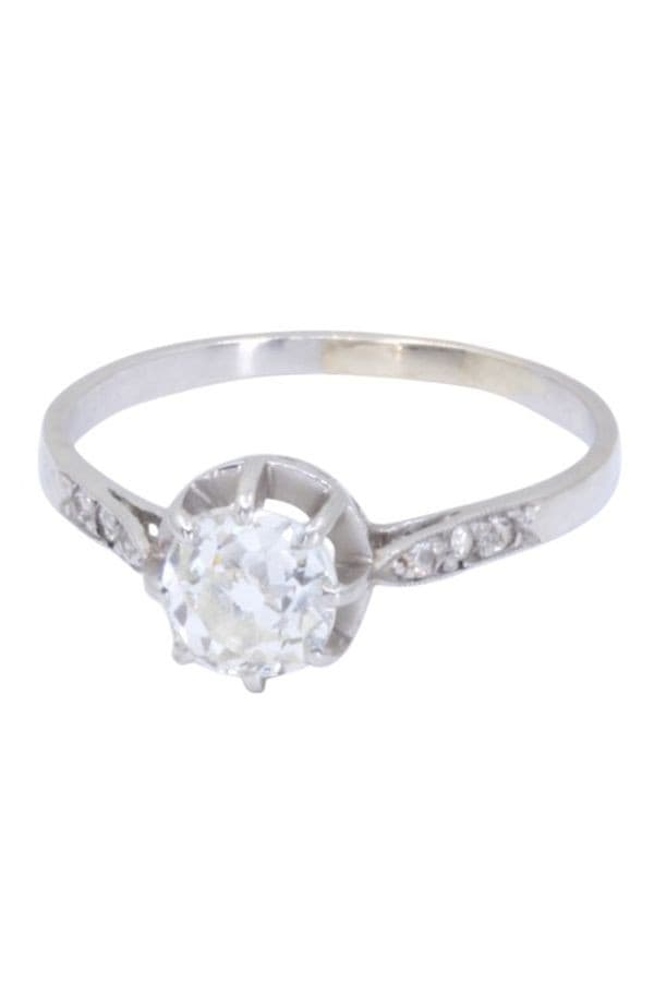 SOLITAIRE ANCIEN 1.04 CARAT — vue 5