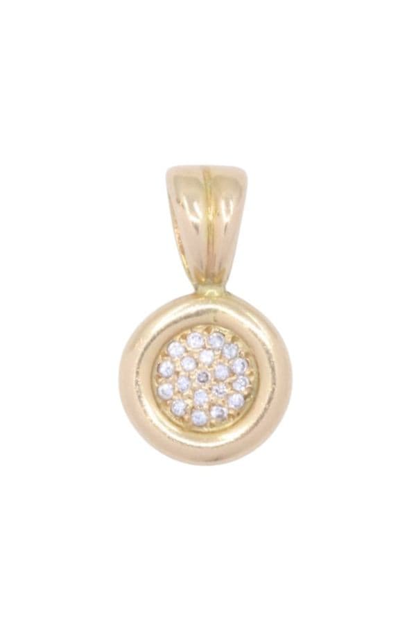 PENDENTIF DIAMANTS MODERNE — vue 1