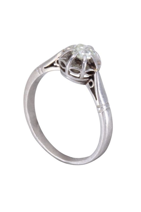 SOLITAIRE DIAMANT ART-DÉCO — vue 4