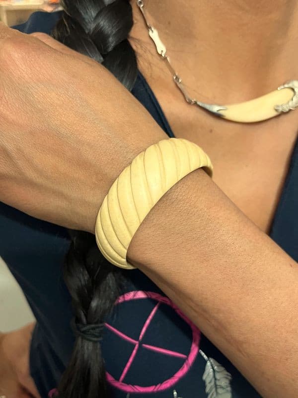 BRACELET ANCIEN IVOIRE — vue 2