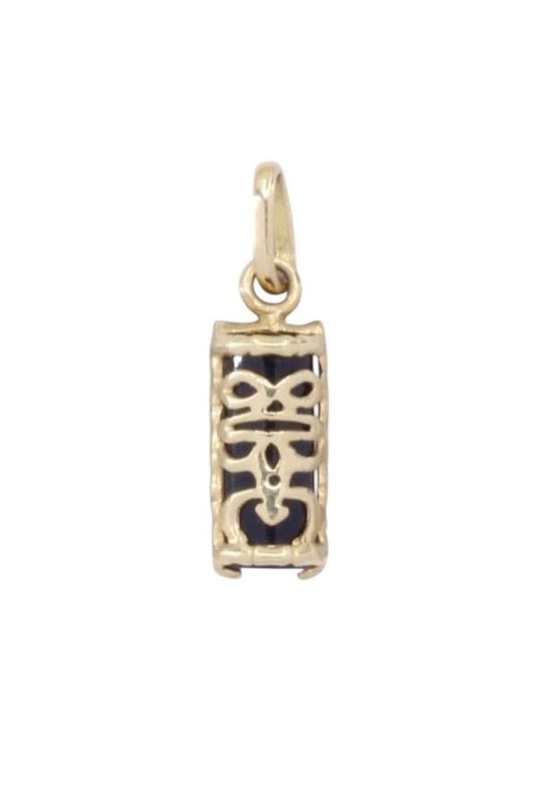 PENDENTIF TIKI ONYX — vue 1