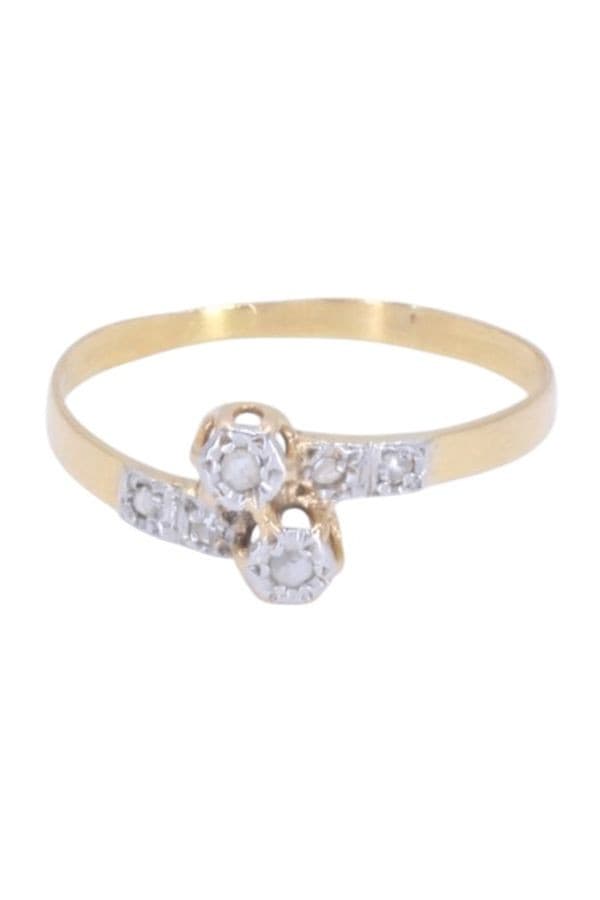BAGUE DIAMANTS NAPOLÉON III — vue 4