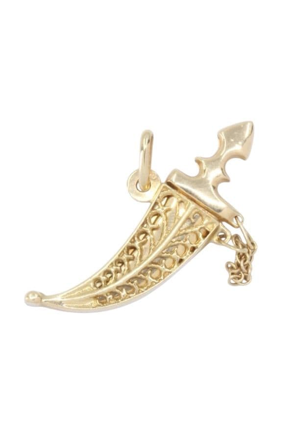 PENDENTIF SABRE — vue 1