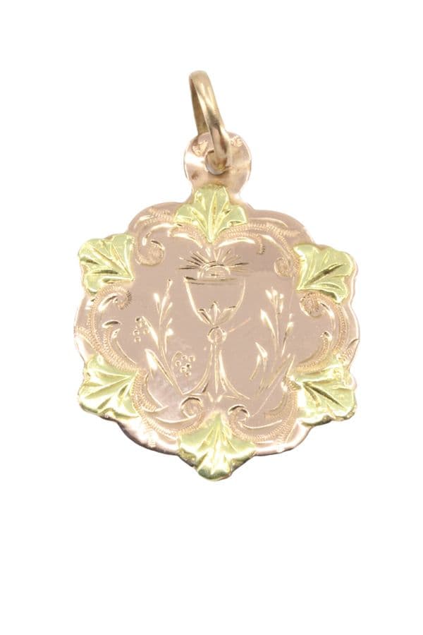 MÉDAILLE ANCIENNE CALICE — vue 1