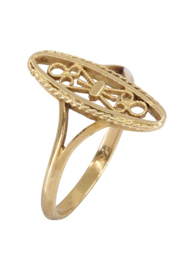 BAGUE FILIGRANE — vue 3
