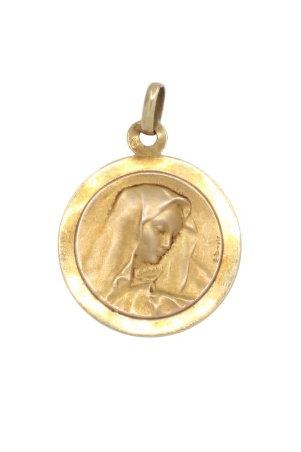 MÉDAILLE VIERGE SIGNÉE E.DROPSY — vue 1