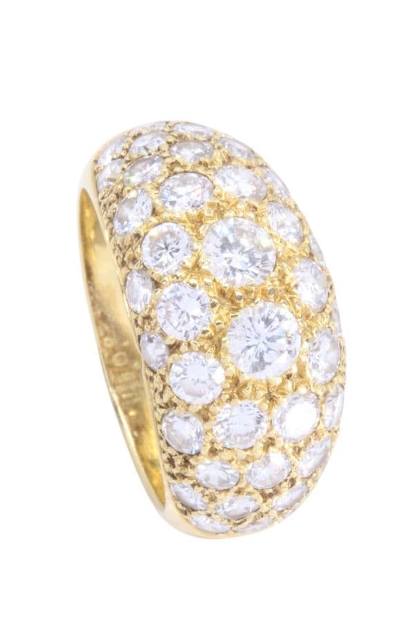 BAGUE JONC PAVAGE DIAMANTS — vue 5