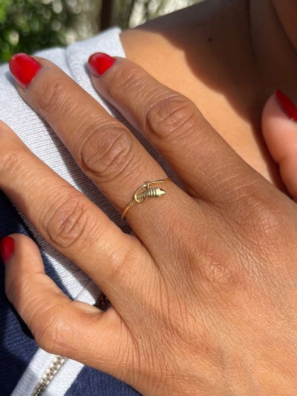 BAGUE SERPENT — vue 2