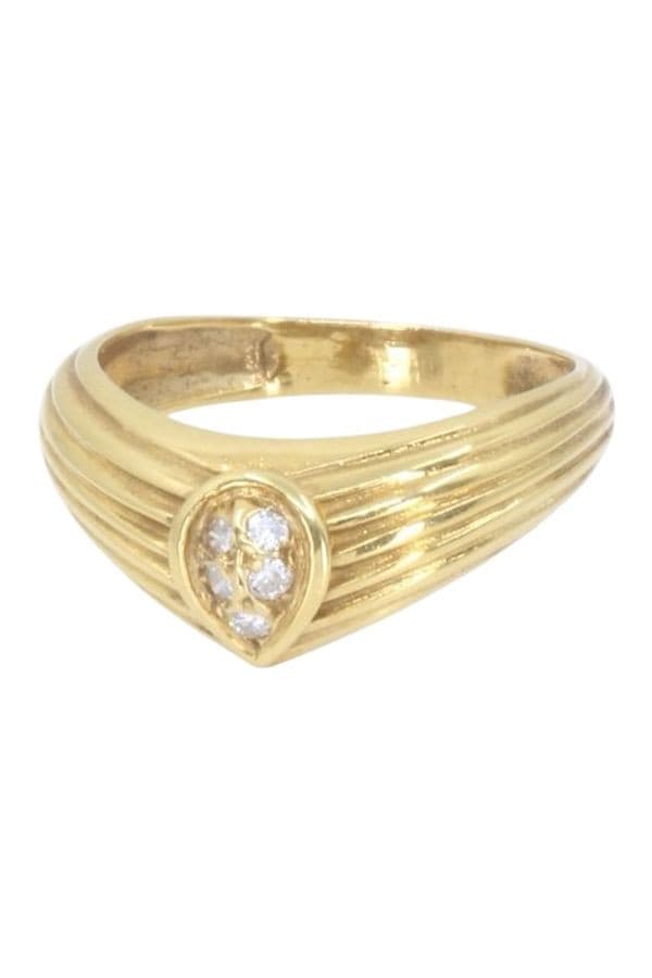 BAGUE MODERNE DIAMANTS — vue 5