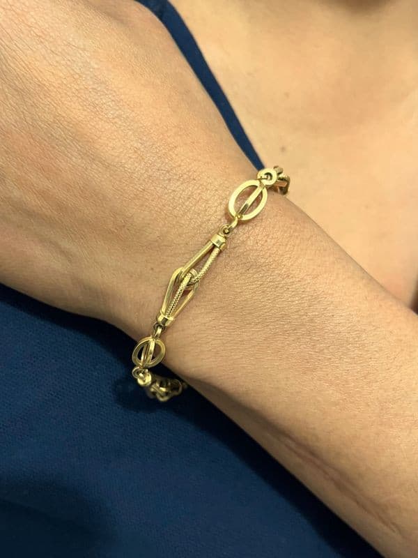 BRACELET MAILLE FANTAISIE — vue 2