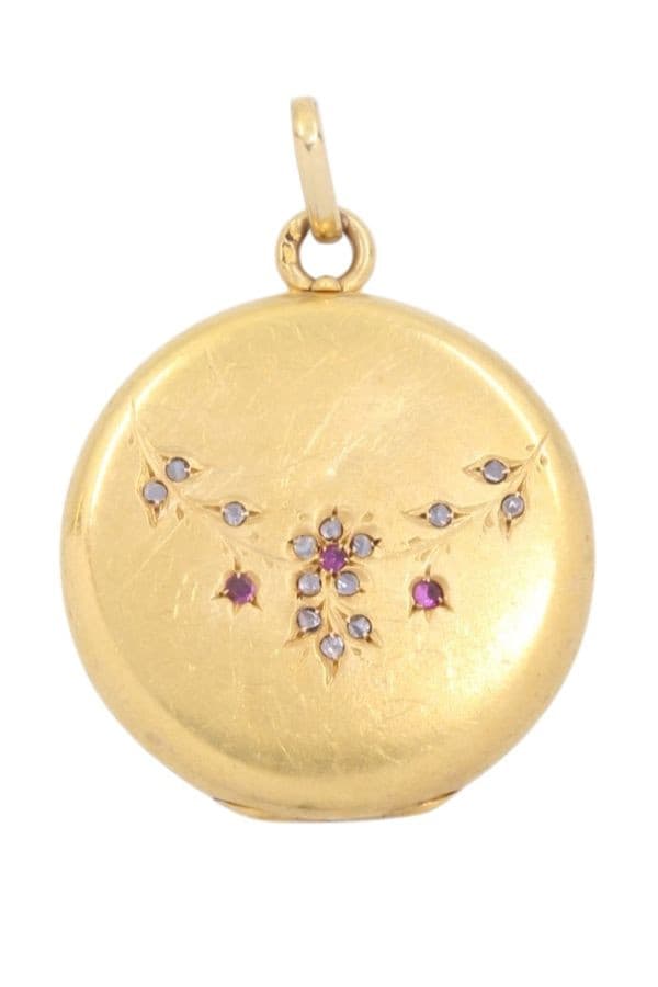 PENDENTIF OUVRANT NAPOLÉON III — vue 1