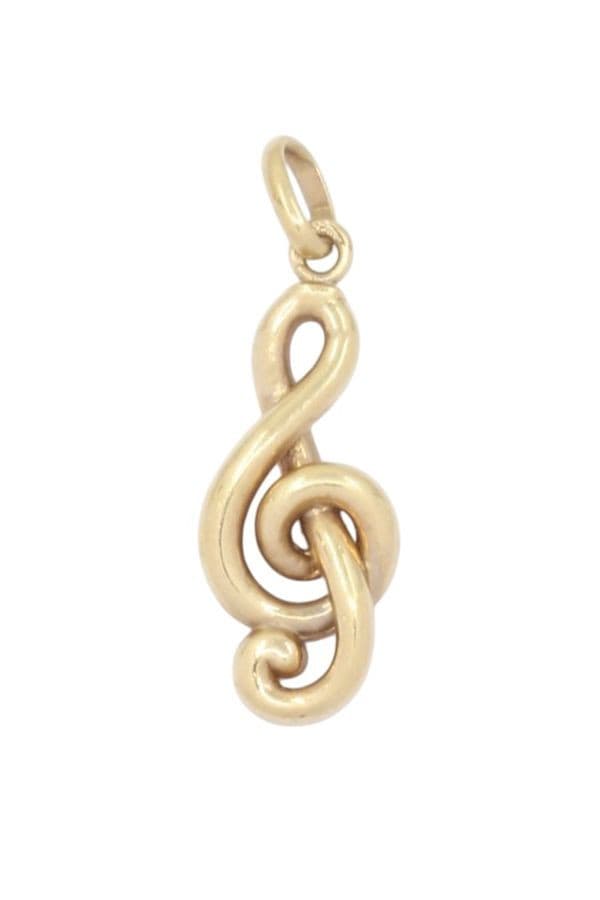 PENDENTIF CLÉ DE SOL — vue 1