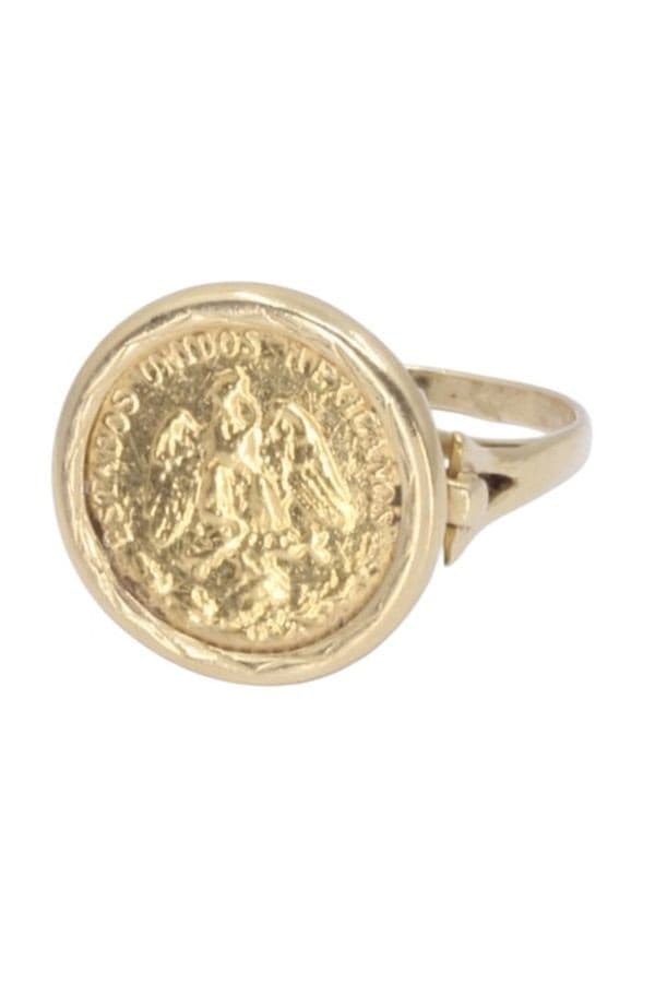 BAGUE PIÈCE 2 PESOS MEXICAIN — vue 5