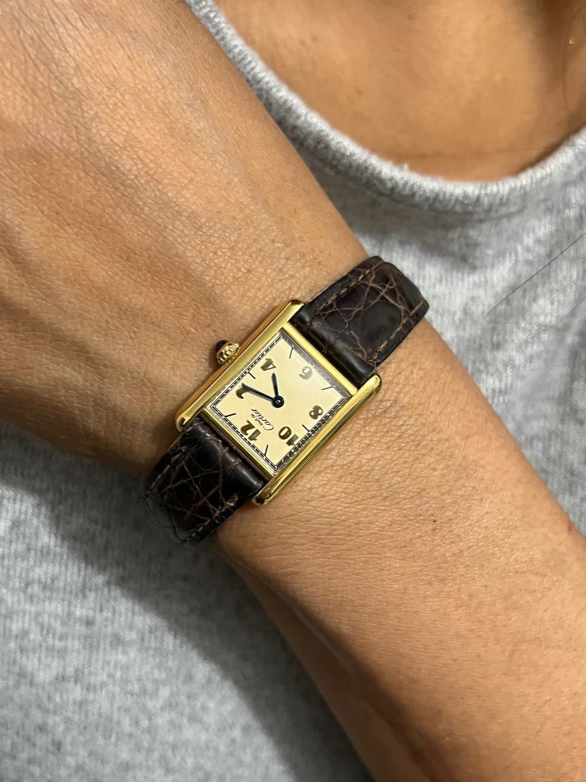 CARTIER TANK VERMEIL — vue 2