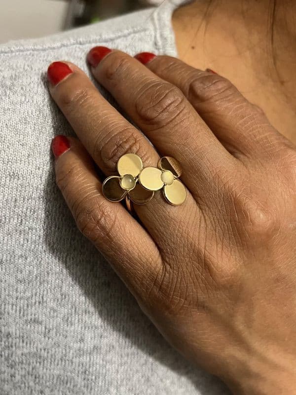 BAGUE FLEURS ARTHUS BERTRAND — vue 2