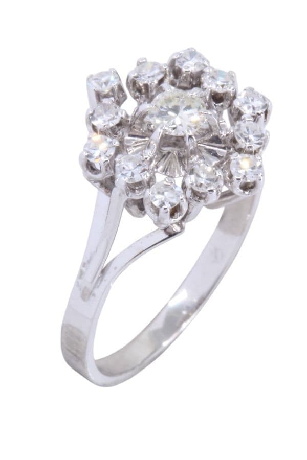 MARGUERITE DIAMANTS ANNÉES 50' — vue 3