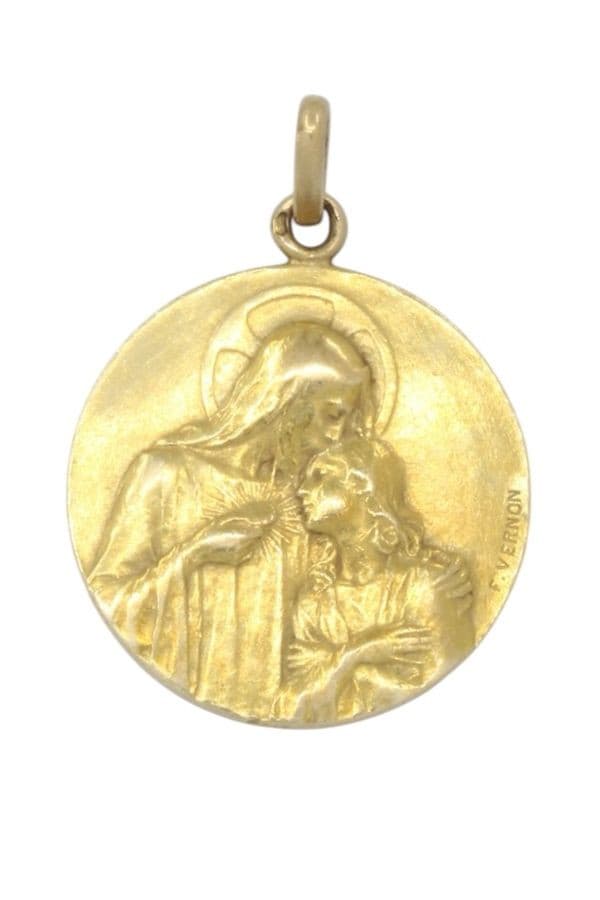 MÉDAILLE CHRIST ANCIENNE F.VERNON