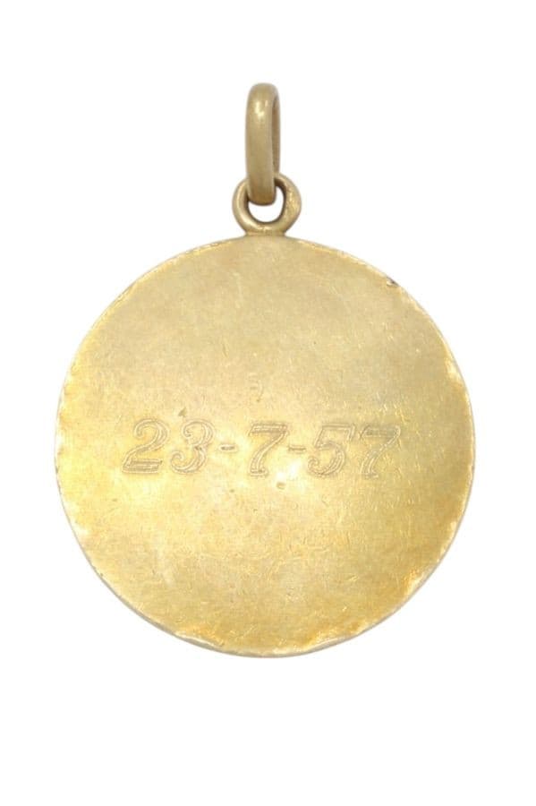 MÉDAILLE CHRIST ANCIENNE F.VERNON — vue 3