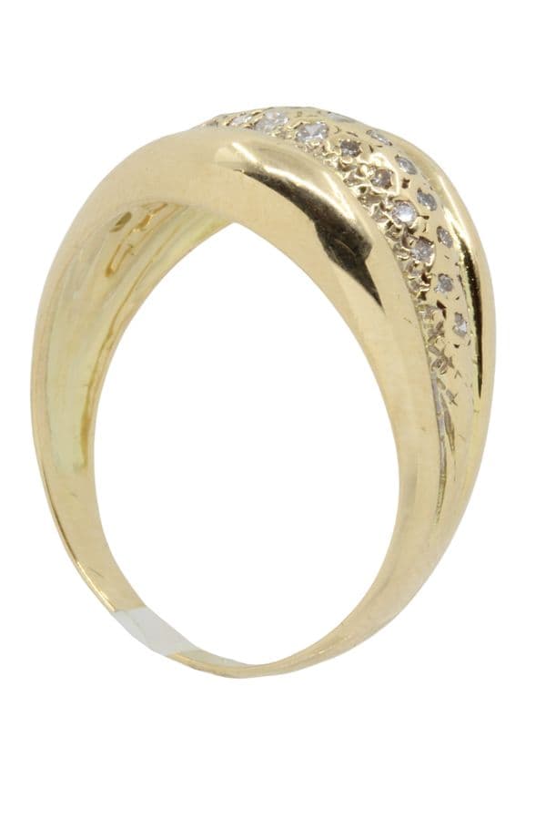 BAGUE PAVAGE DIAMANTS — vue 4