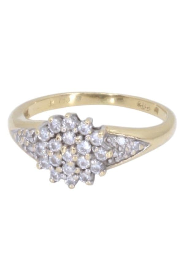 BAGUE MODERNE DIAMANTS — vue 6