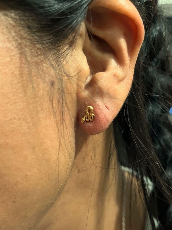 BOUCLES D'OREILLES SERPENTS — vue 2