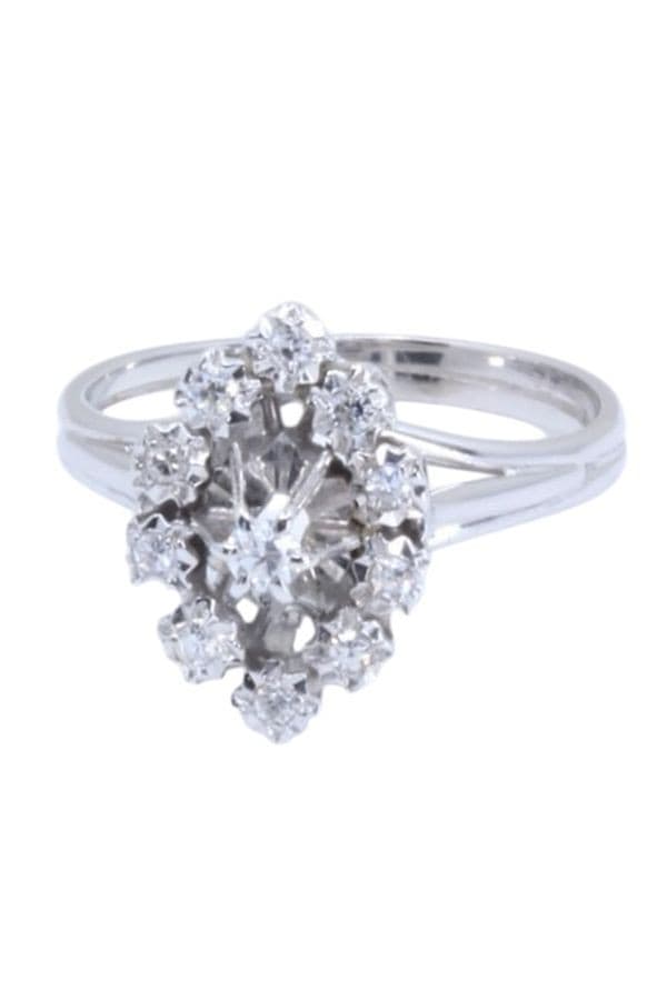 MARQUISE DIAMANTS ANNÉES 50' — vue 6