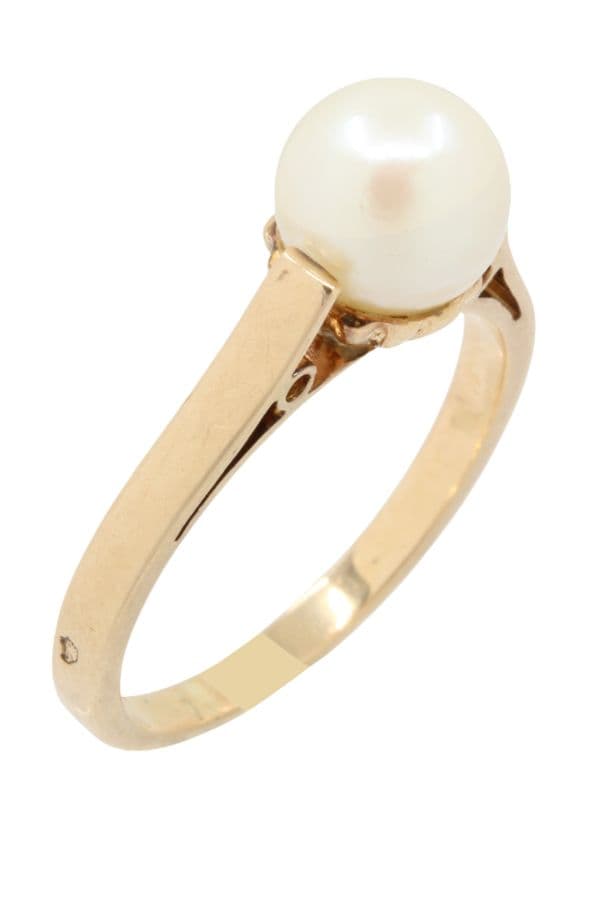 BAGUE PERLE — vue 3