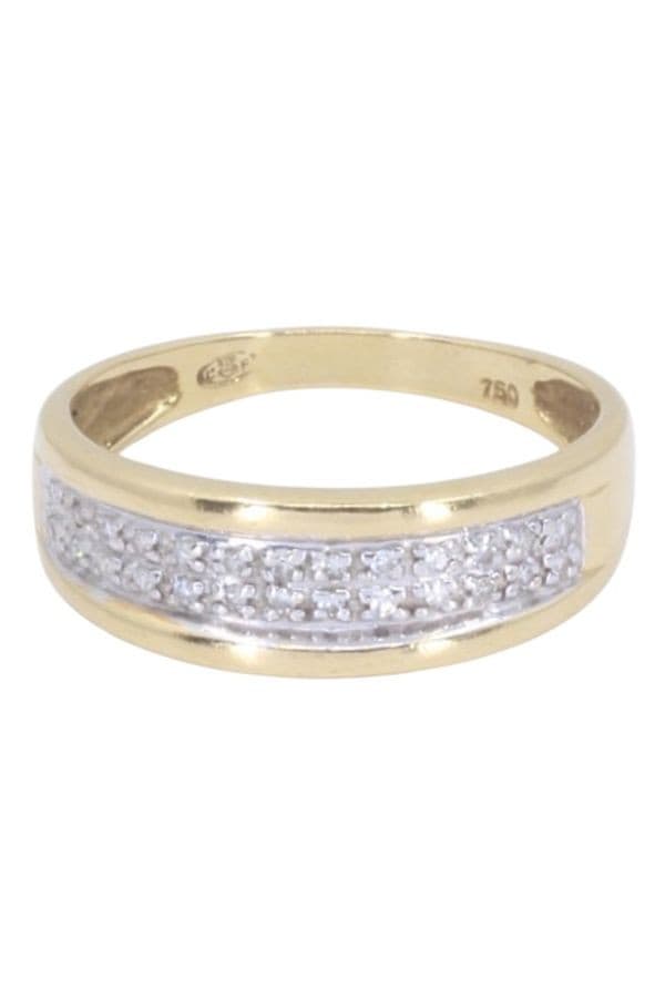 BAGUE MODERNE DIAMANTS — vue 6