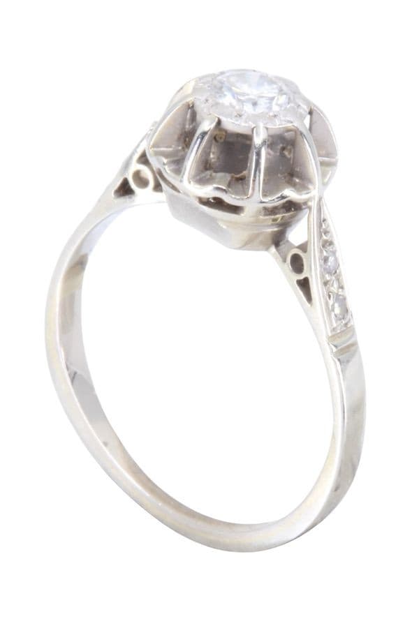 SOLITAIRE ANCIEN DIAMANT — vue 4