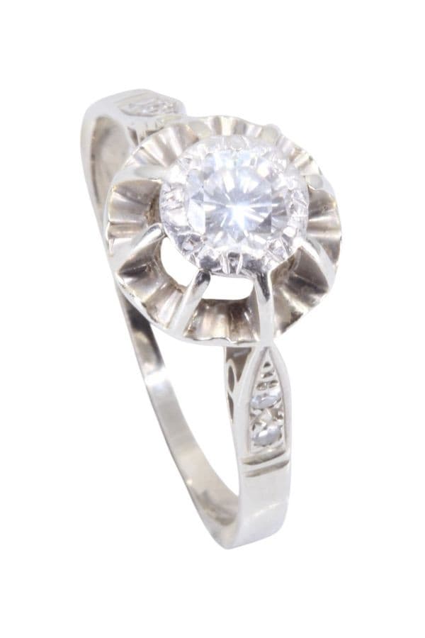 SOLITAIRE ANCIEN DIAMANT — vue 5