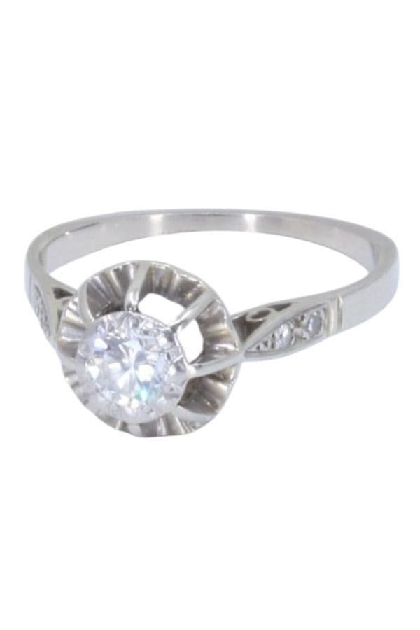 SOLITAIRE ANCIEN DIAMANT — vue 6