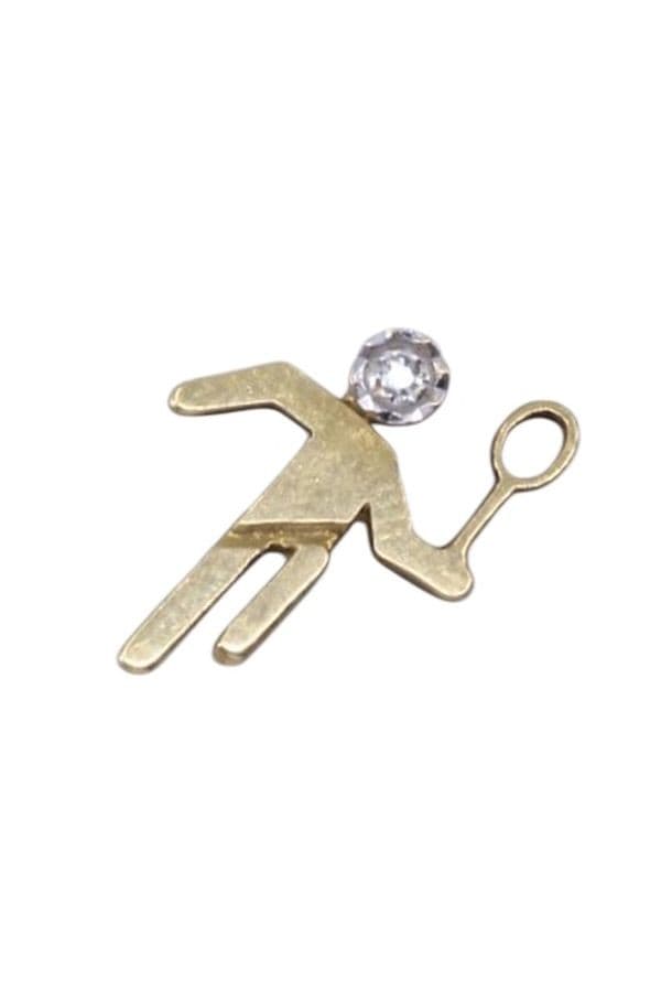 PENDENTIF TENNISMAN DIAMANT — vue 1