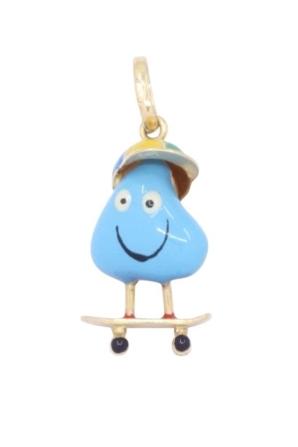 PENDENTIF MODERNE ÉMAILLÉ — vue 1