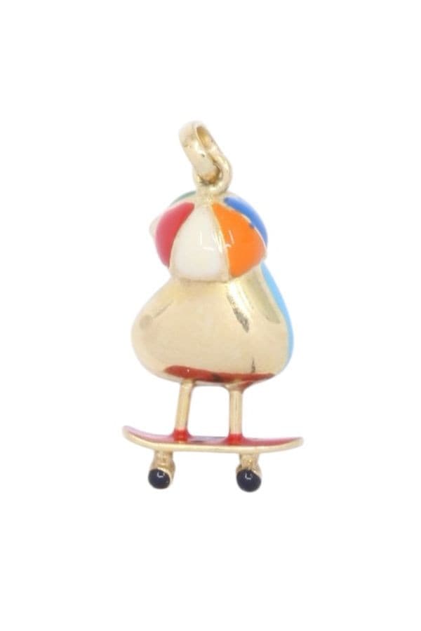 PENDENTIF MODERNE ÉMAILLÉ — vue 3