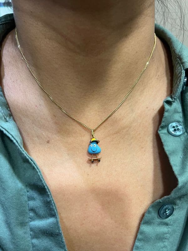 PENDENTIF MODERNE ÉMAILLÉ — vue 2