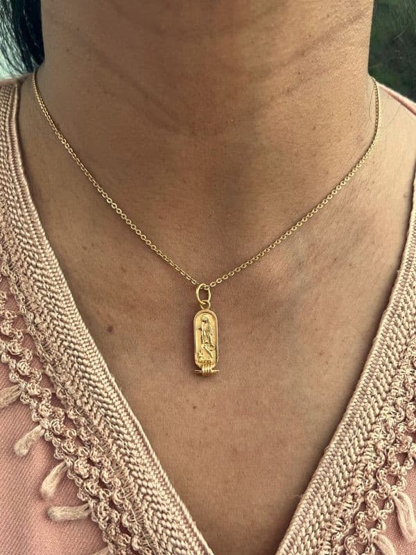 PENDENTIF CARTOUCHE ÉGYPTIEN — vue 2