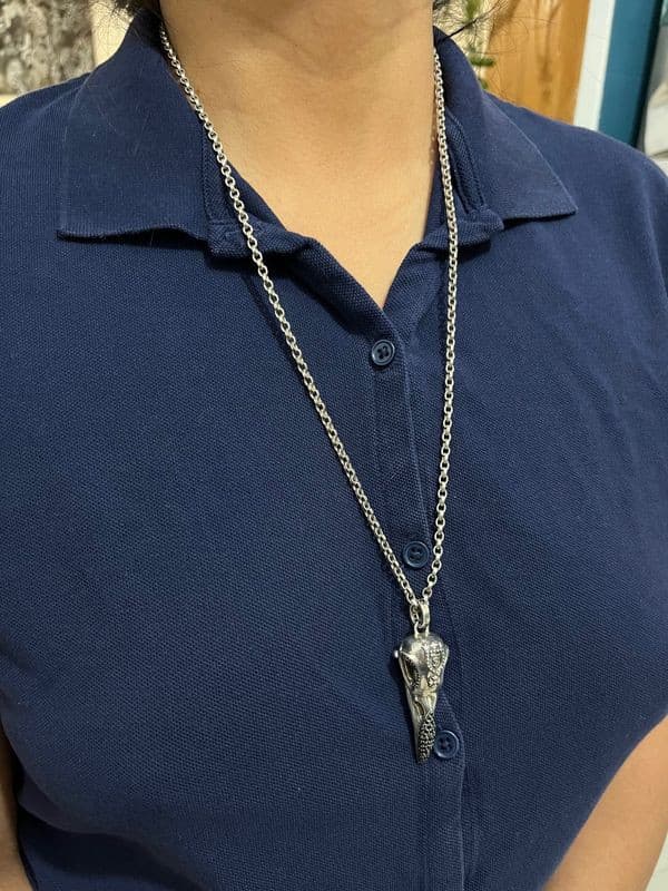 PENDENTIF T.SABO CRÂNE DE CORBEAU — vue 2