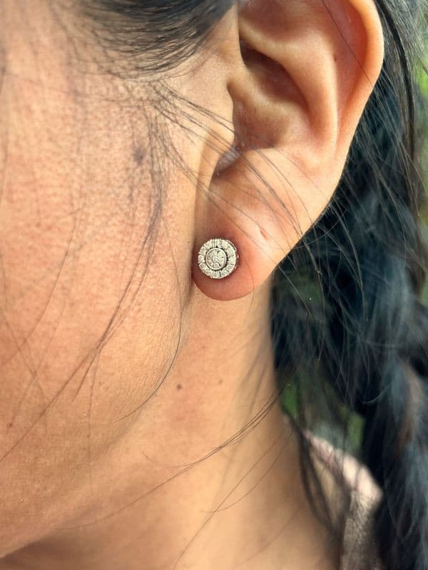 CLOUS MODERNES DIAMANTS — vue 2