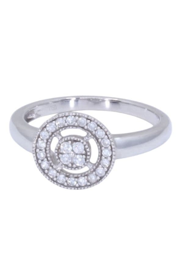 BAGUE MODERNE DIAMANTS — vue 6