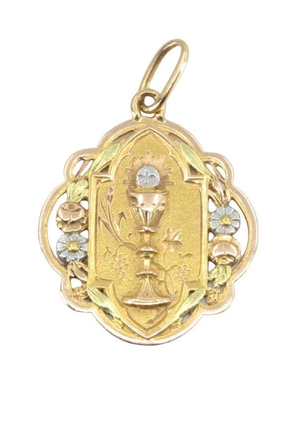 MEDAILLE ANCIENNE CALICE — vue 1