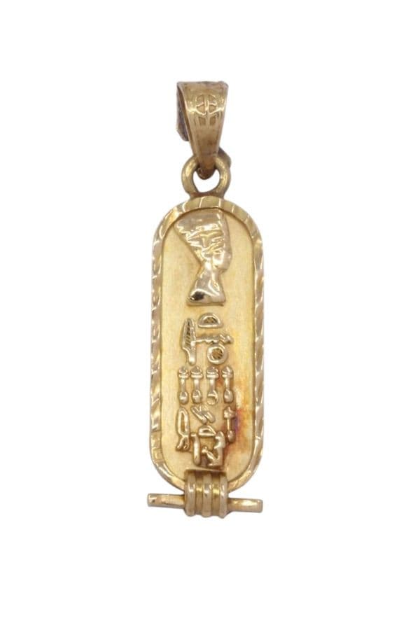 PENDENTIF CARTOUCHE EGYPTIEN — vue 3