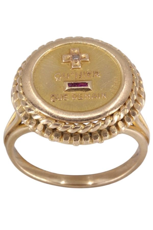 BAGUE AUGIS MÉDAILLE D'AMOUR