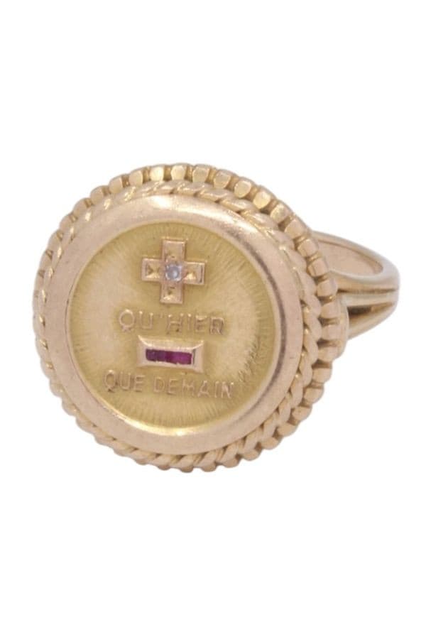 BAGUE AUGIS MÉDAILLE D'AMOUR — vue 5
