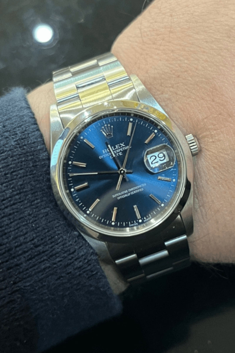 ROLEX OYSTER PERPETUAL DATE — vue 2