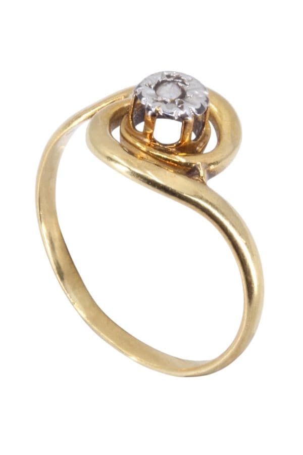 BAGUE TOURBILLON  DIAMANT — vue 4