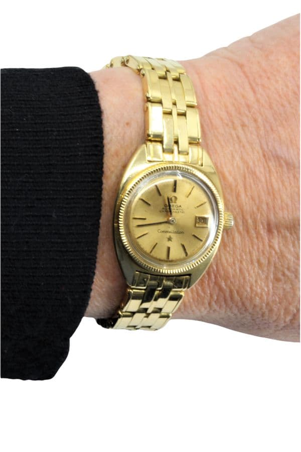 OMEGA CONSTELLATION LADIES - OR 18K — vue 2