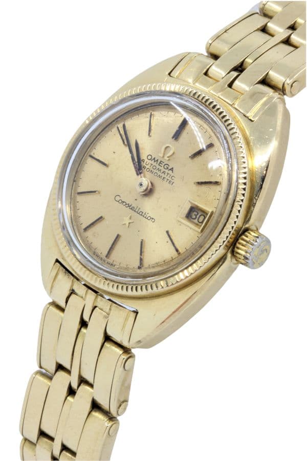 OMEGA CONSTELLATION LADIES - OR 18K — vue 4