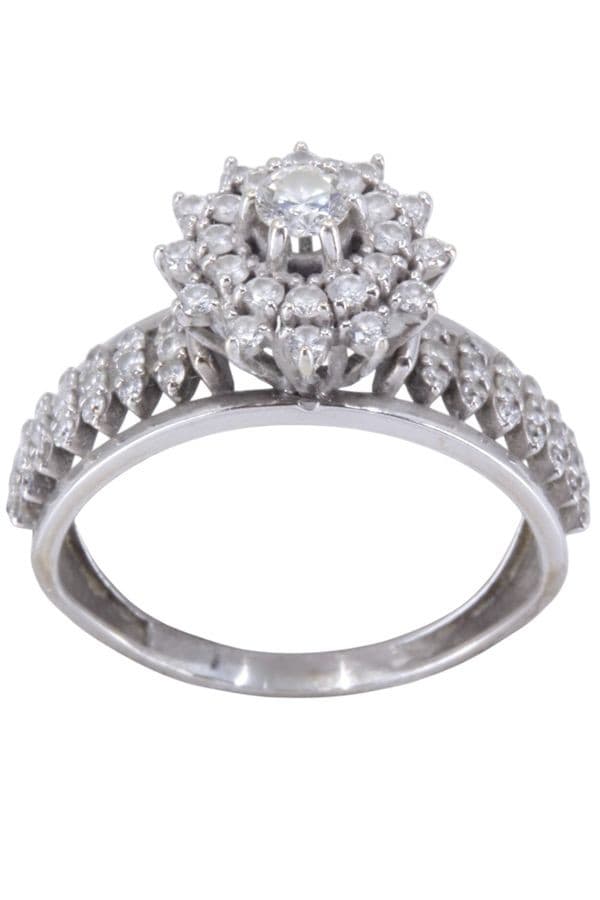 BAGUE FLEUR DIAMANTS — vue 1